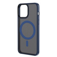 iPhone 13 Pro Bumper mit Rückseiten-Schutz & MegSafe Funktion - Blau