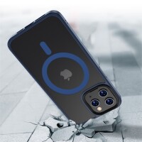 iPhone 13 Pro Bumper mit Rückseiten-Schutz & MegSafe Funktion - Schwarz