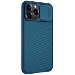 Nillkin iPhone 13 Pro Max Hülle mit Kamera-Schutz und Magsafe Funktion - Blau