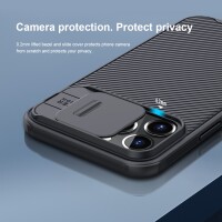 Nillkin iPhone 13 Pro Max Hülle mit Kamera-Schutz und Magsafe Funktion - Blau