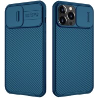 Nillkin iPhone 13 Pro Max Hülle mit Kamera-Schutz und Magsafe Funktion - Blau