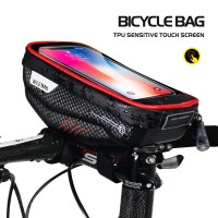 Wildman Fahrradtasche für Smartphones - 1L Staufach - wasserdicht -schwarz