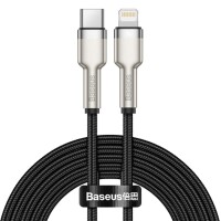 Baseus iPhone Ladekabel - USB-C auf Lightning -20W 2 Meter - Schwarz