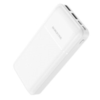 Borofone Power Bank 20.000mAh BJ16A Cube - 2xUSB 1xUSB-C - Weiß