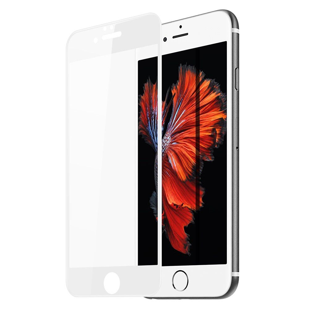 iPhone 7 Plus Premium Panzerglas 4D Weiß