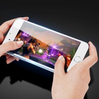 iPhone 8 Plus Premium Panzerglas 4D Weiß