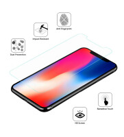 iPhone XS Panzerglas Folie 3er-Pack