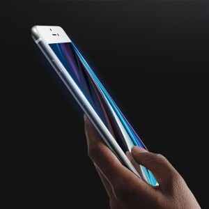 iPhone 8 Premium Panzerglas 4D (vollflächig) 2er-Pack - Weiß