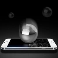 iPhone 7 Plus Premium Panzerglas 4D 2er-Pack Weiß