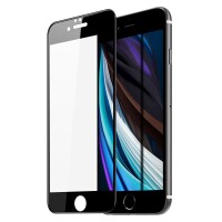 iPhone 7 Premium Panzerglas 4D (vollflächig) 2er-Pack - Schwarz