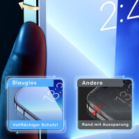 Blauglas® iPhone 14 Panzerglas mit Blaulicht Filter