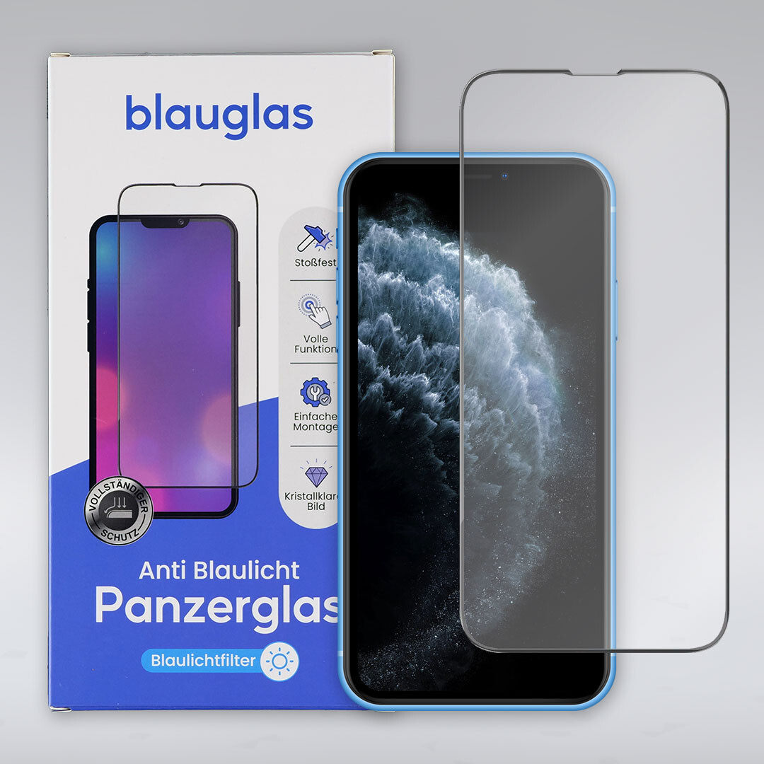 Blauglas® iPhone XR Panzerglas mit Blaulicht Filter