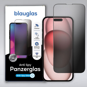 Blauglas® iPhone 15 Plus Anti-Spy Panzerglas