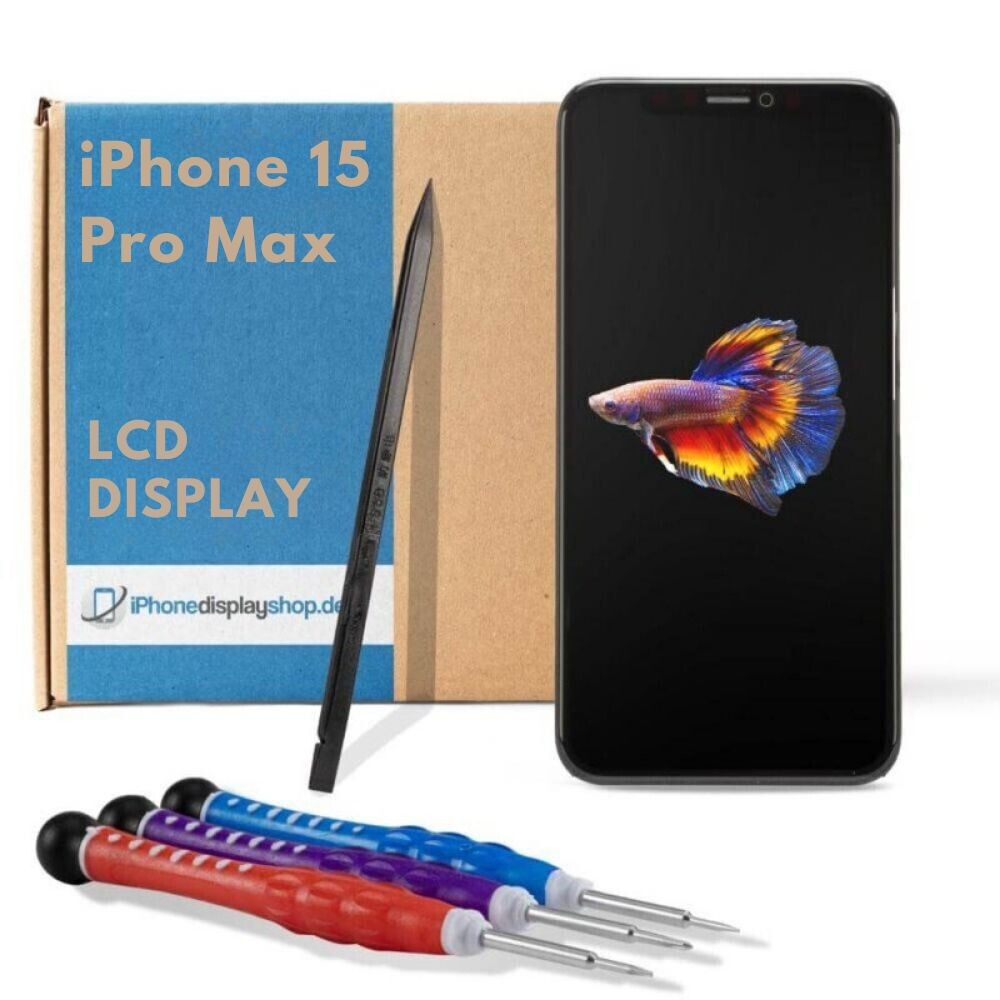 iPhone 15 Pro Max Display Reparatur-Set inkl. Werkzeug...