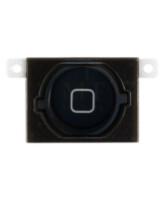 iPhone 4S Home Button Knopf schwarz mit Gummipad