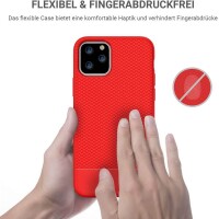 JT BackCase Pankow Soft für iPhone 11 Pro Max Rot