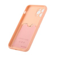 iPhone 11 Pro Schutzhülle mit Kartenfach und Kamera-Schutz - Orange