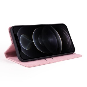 iPhone 11 Pro Klapphülle mit Kartenfach - Pink