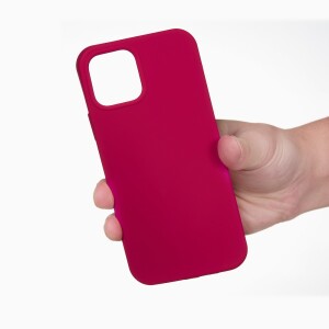 iPhone 12 Mini Hülle aus Silikon - Rosa