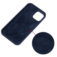 iPhone 12 Mini Hülle aus Silikon - Dunkleblau