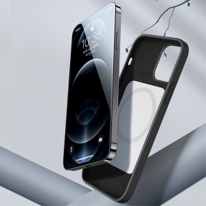 Benks iPhone 12 / 12 Pro Schutzhülle mit MagSafe (Apple MFM zertifiziert) - schwarz