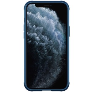 Nillkin iPhone 12 Pro Max Hülle mit Kamera-Schutz und Magsafe Funktion - Blau