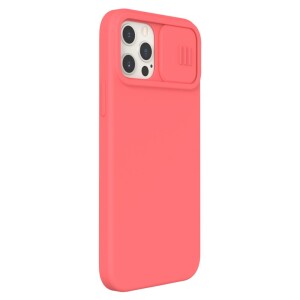 Nillkin iPhone 12 Pro Max Case mit Kamera-Schutz und Magsafe Funktion - Rot