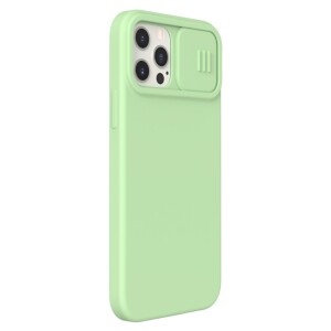 Nillkin iPhone 12 Pro Max Case mit Kamera-Schutz und Magsafe Funktion - Grün