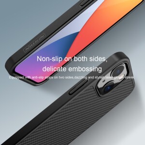 Nillkin iPhone 13 Schutzhülle Materia - Carbon Schwarz