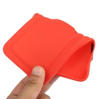 iPhone 13 Mini Schutzhülle mit Kartenfach und Kamera-Schutz - Rot