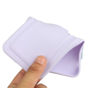 iPhone 13 Mini Schutzhülle mit Kartenfach und Kamera-Schutz - Lila