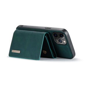 iPhone 13 Pro Hülle mit Magnet-Kartenfach & Geldbeutel - Grün